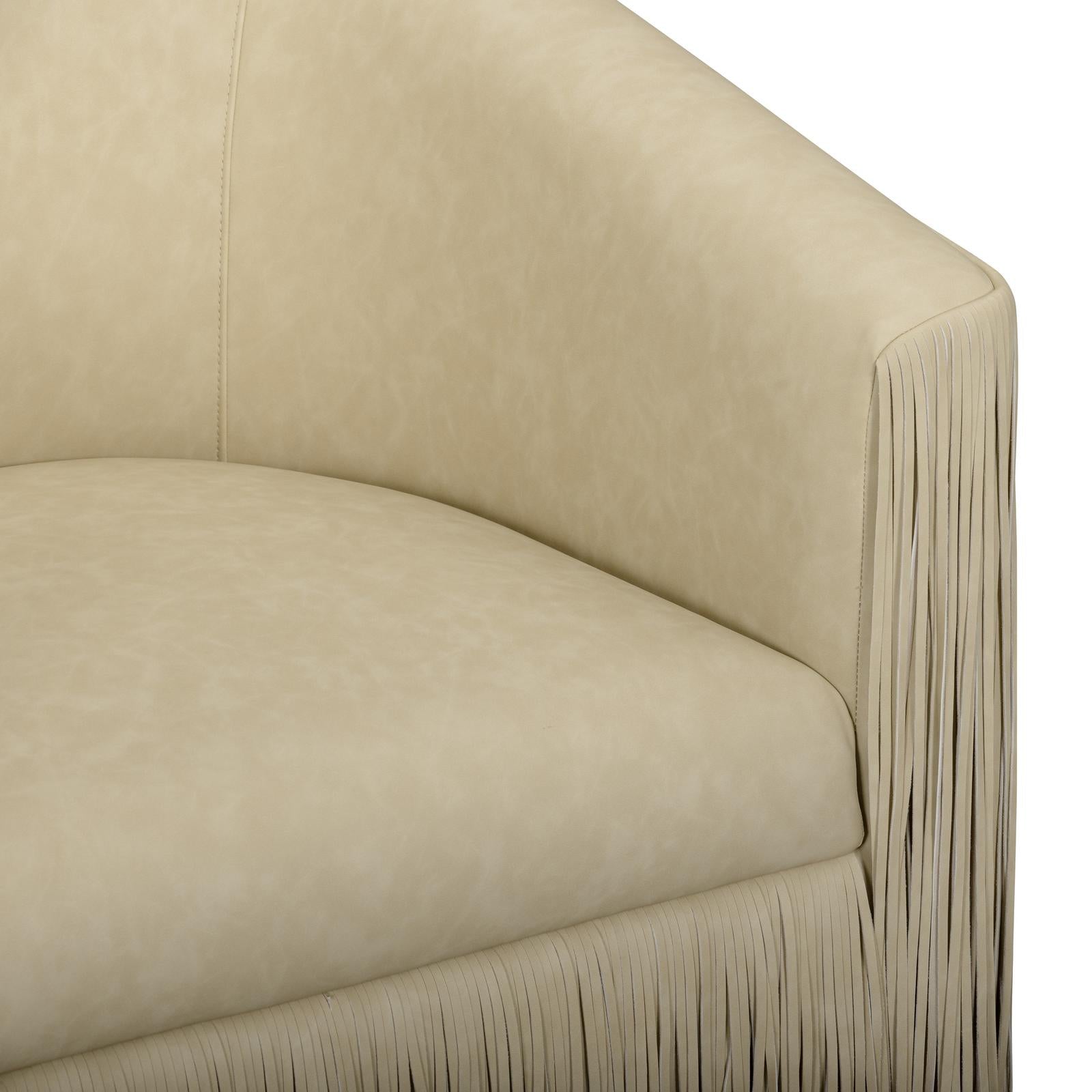TOV Furniture Shag Me Swivel Chair