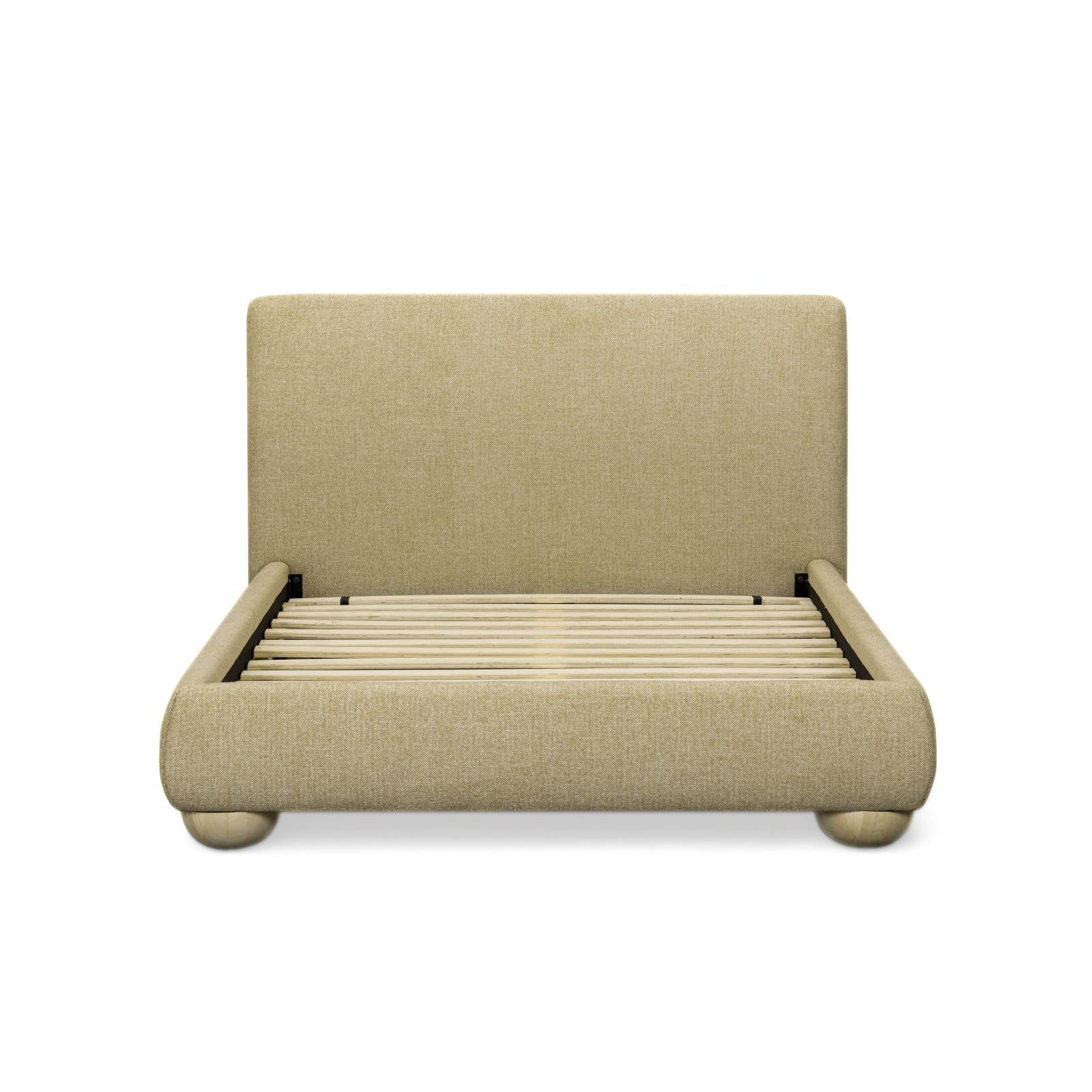 TOV Furniture Rayne Textured Fabric Bed
