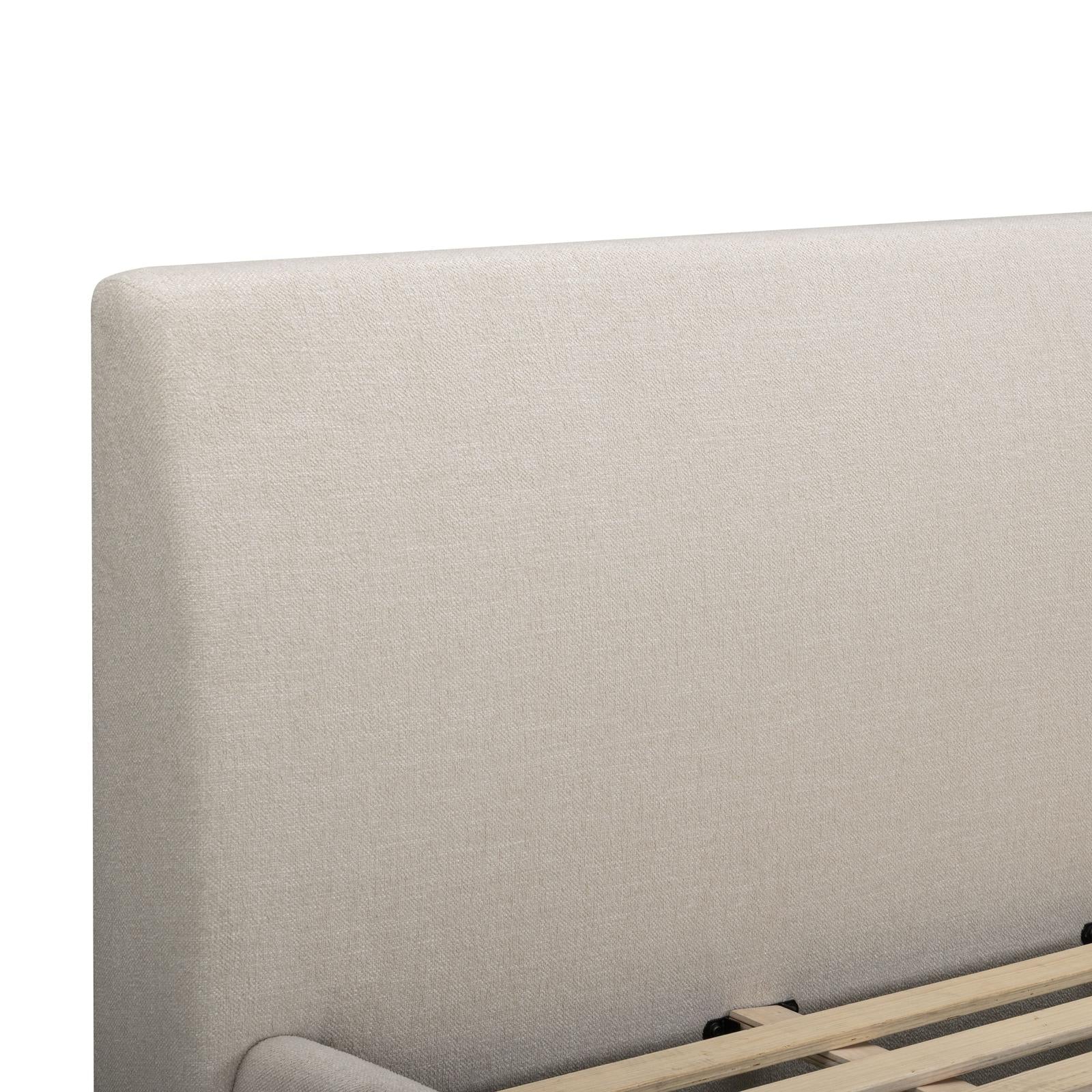 TOV Furniture Rayne Textured Fabric Bed