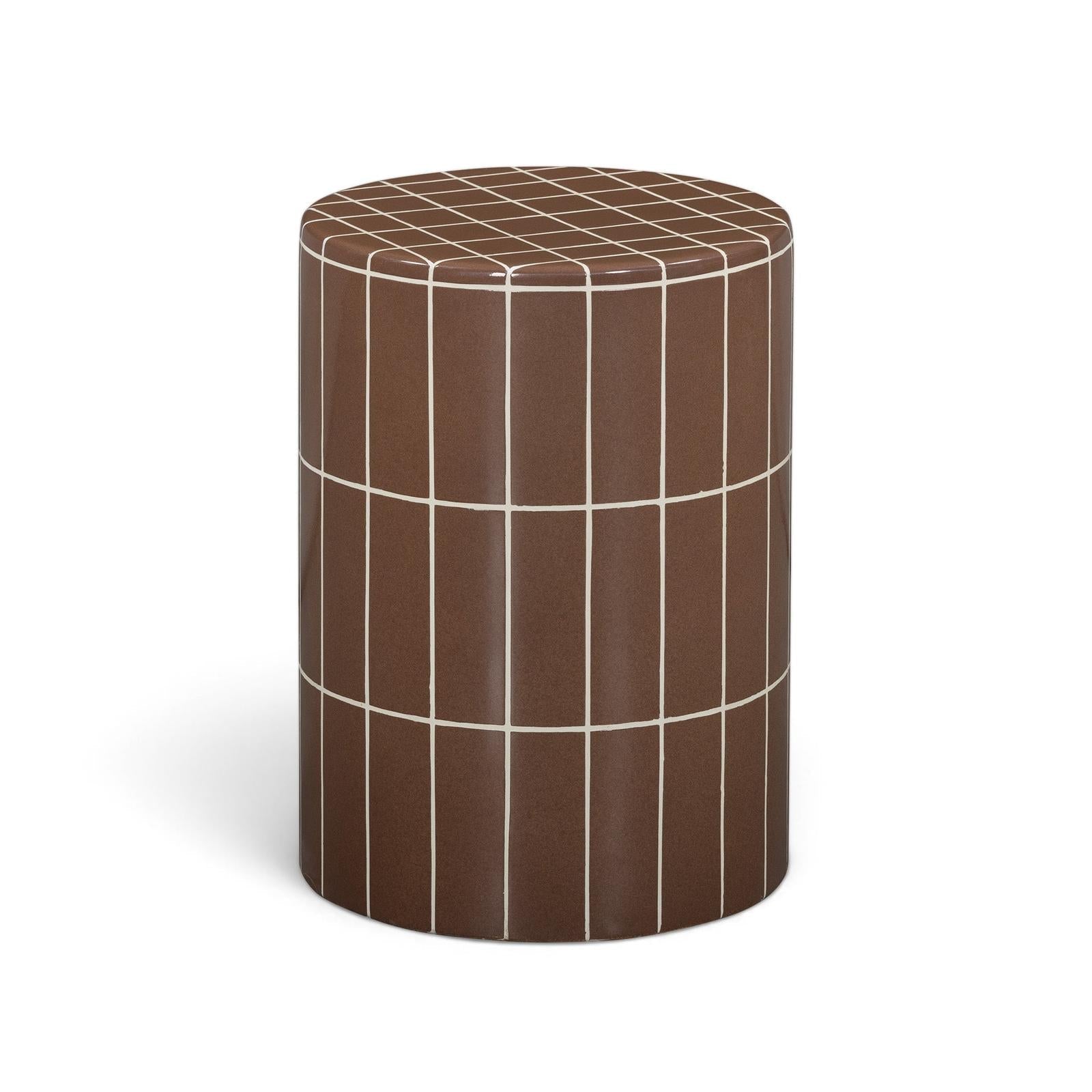 TOV Furniture Tatiana Round Concrete Indoor/Outdoor Side Table