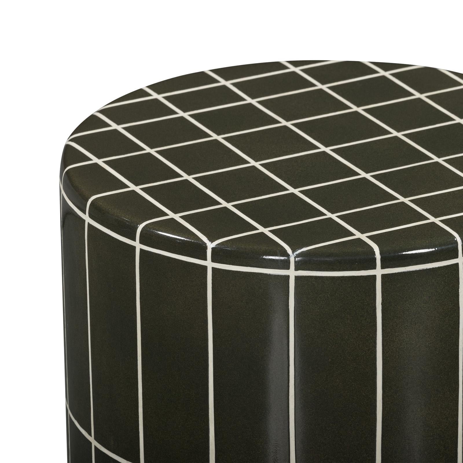 TOV Furniture Tatiana Round Concrete Indoor/Outdoor Side Table