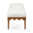 TOV Furniture Oodle Performance Vegan Mohair Bench