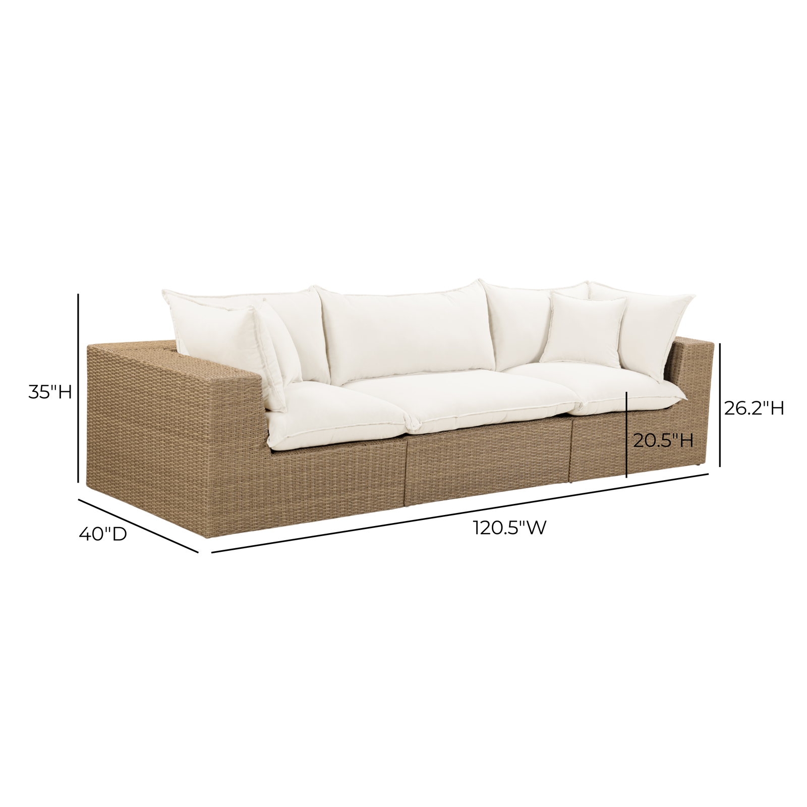 TOV Furniture Cali 120