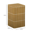 TOV Furniture Tatiana Square Concrete Indoor/Outdoor Side Table