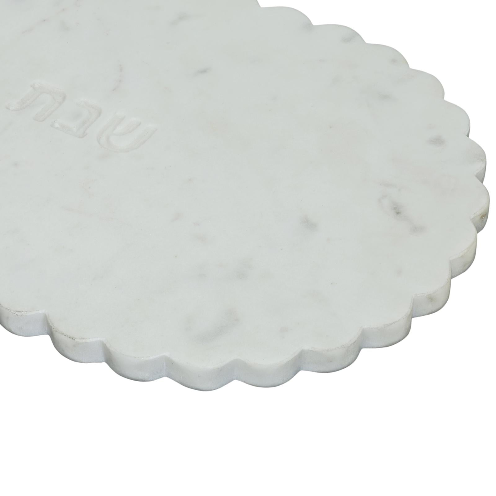 TOV Furniture Shabbat Marble Serving Board