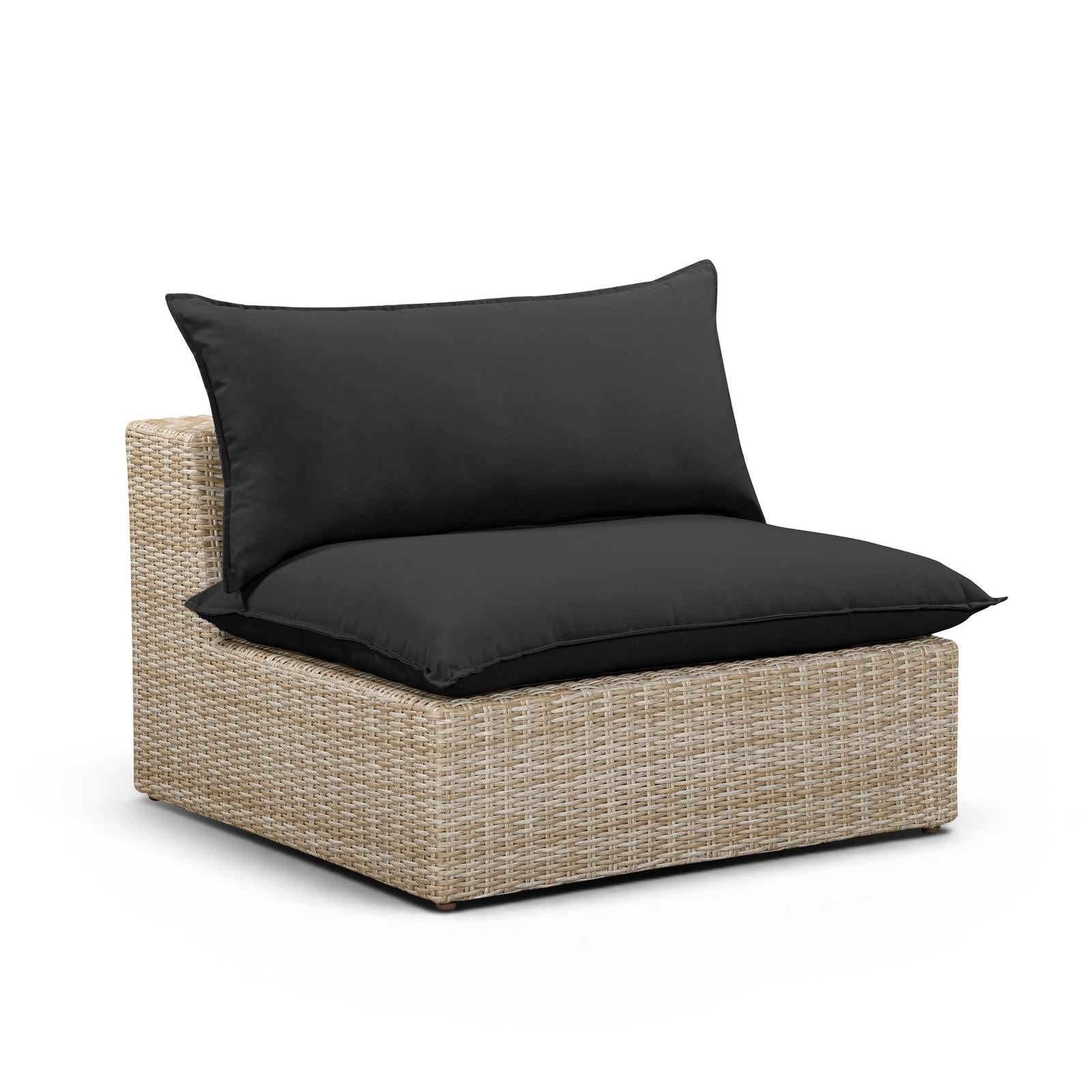 TOV Furniture Cali Performance Fabric & Wicker Outdoor Modular Components