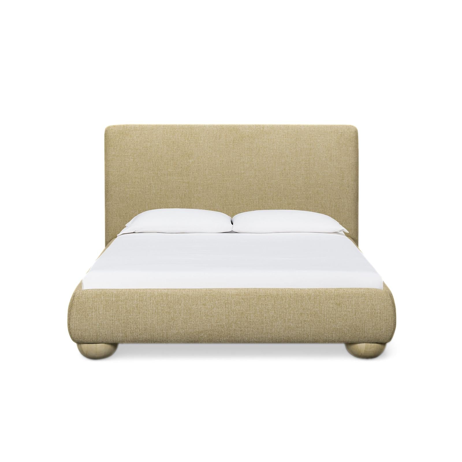 TOV Furniture Rayne Textured Fabric Bed