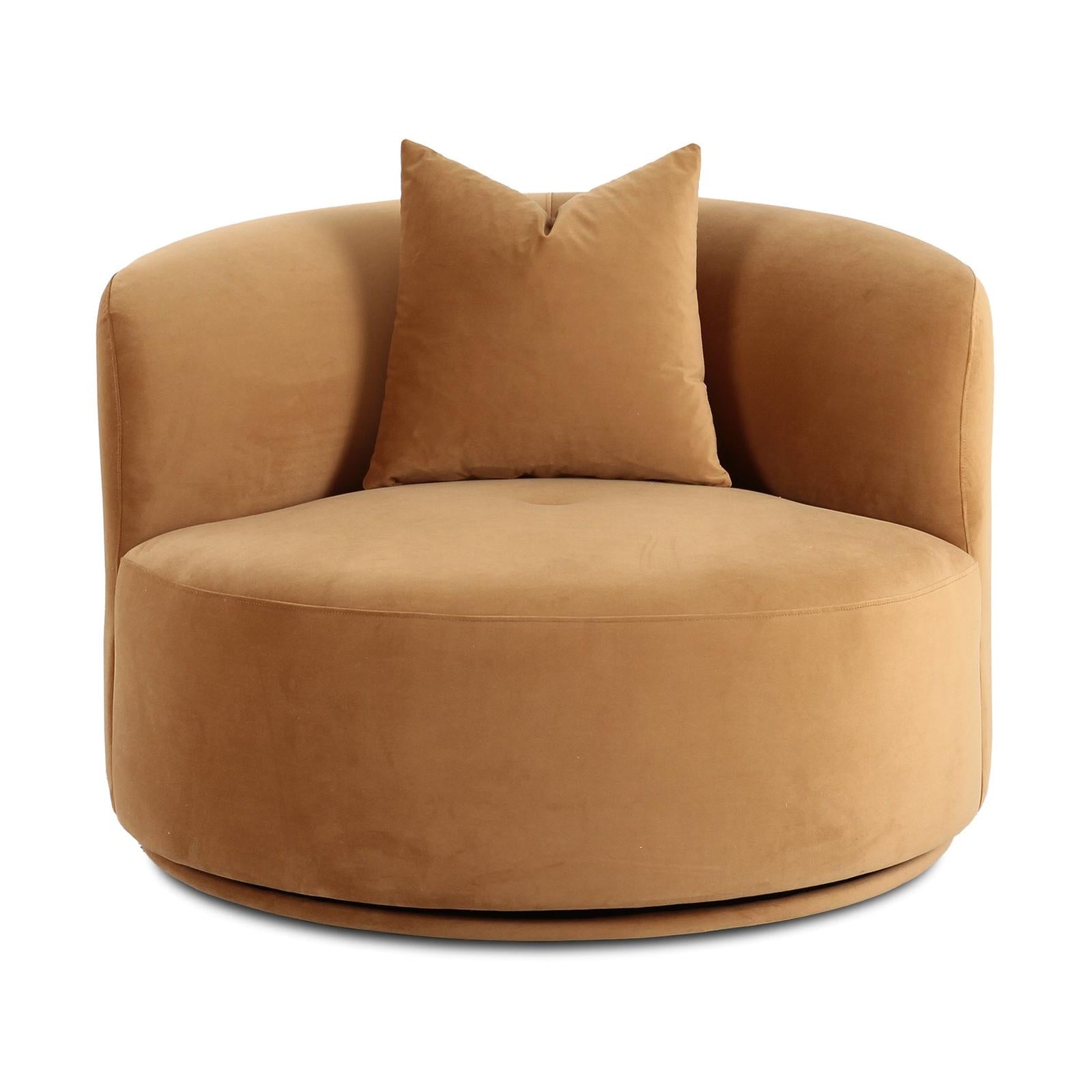 TOV Furniture Fickle Swivel Accent Chair