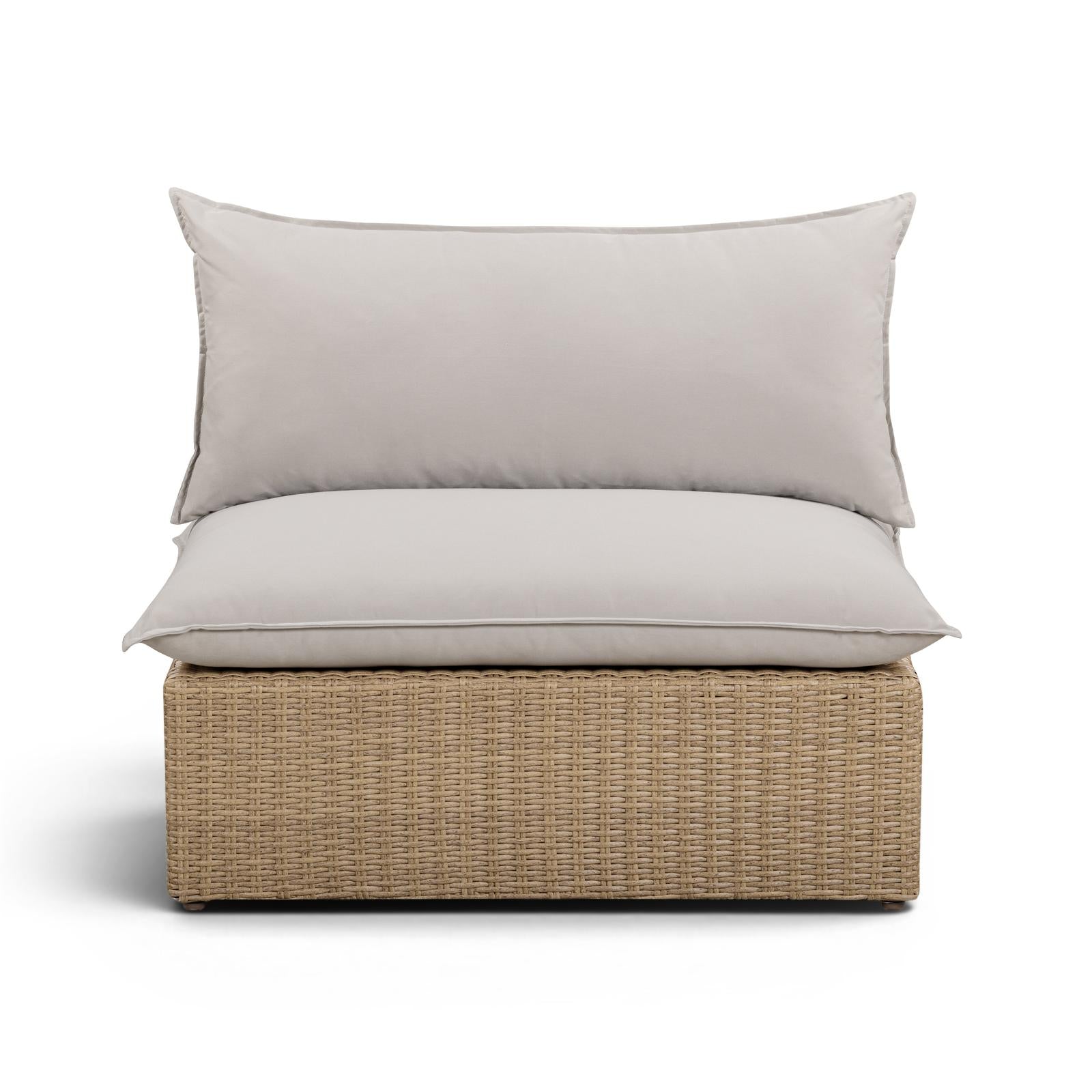 TOV Furniture Cali Performance Fabric & Wicker Outdoor Modular Components
