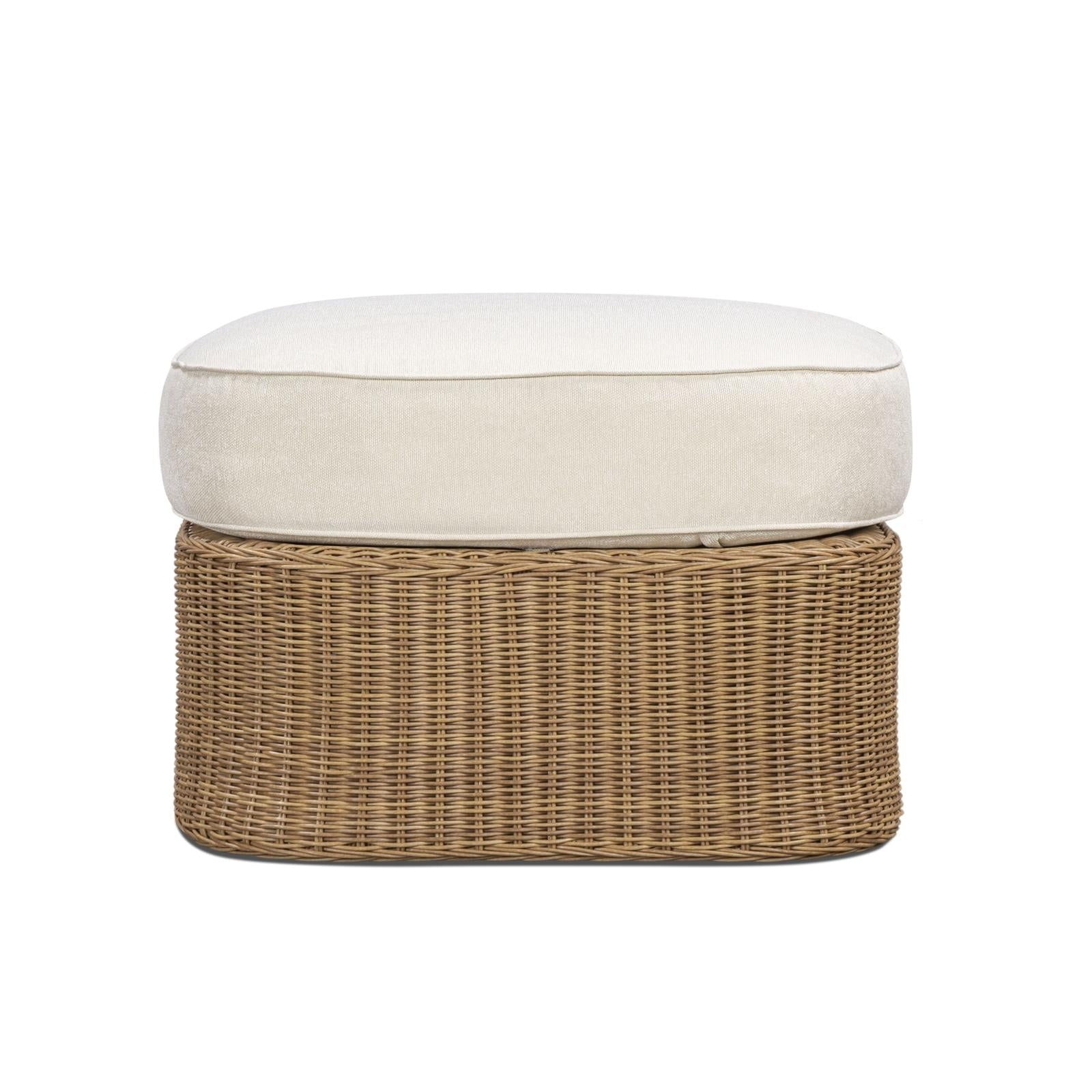 TOV Furniture Axel Boucle Outdoor Ottoman