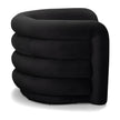 TOV Furniture Curves Performance Velvet Swivel Accent Chair