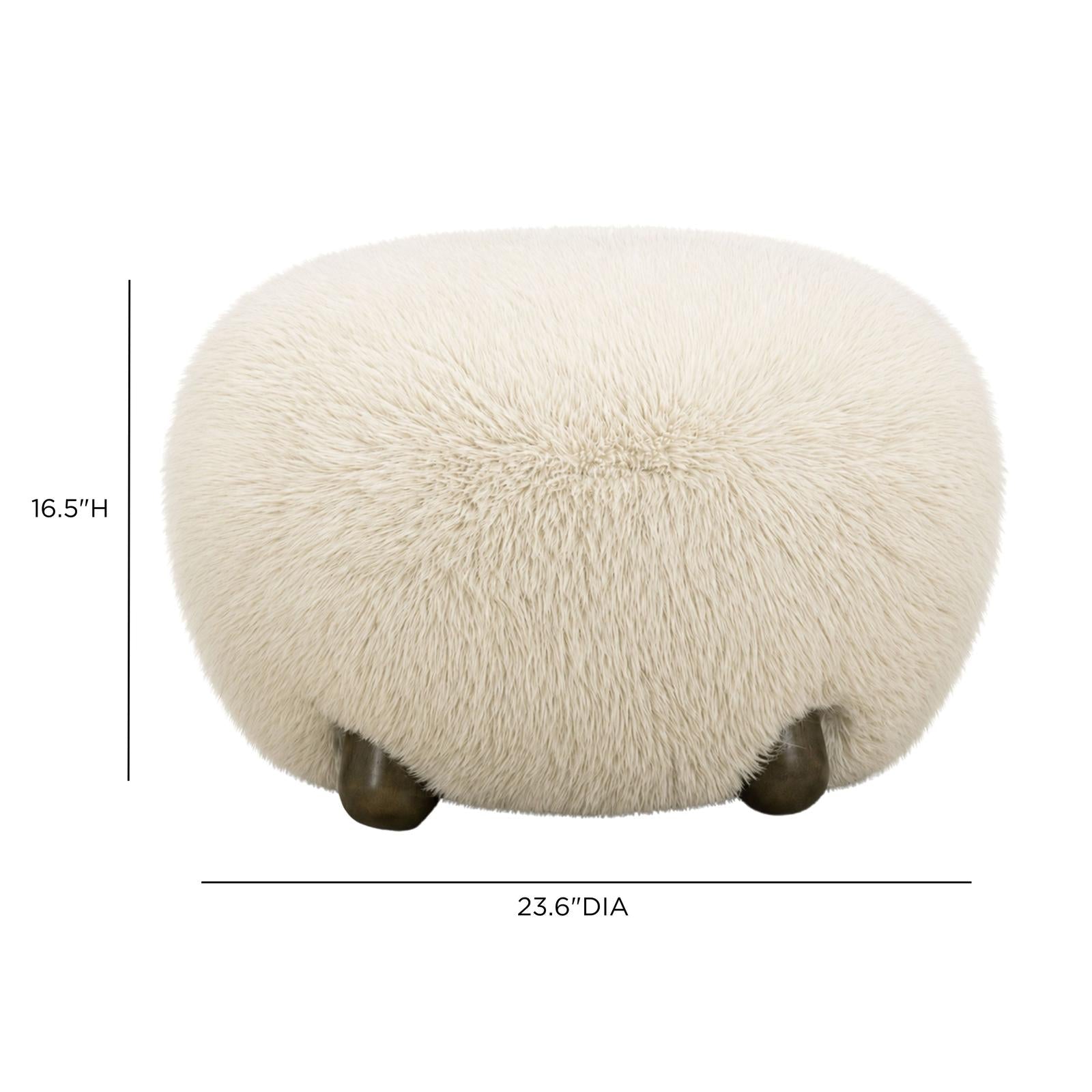 TOV Furniture Pucker Ottoman