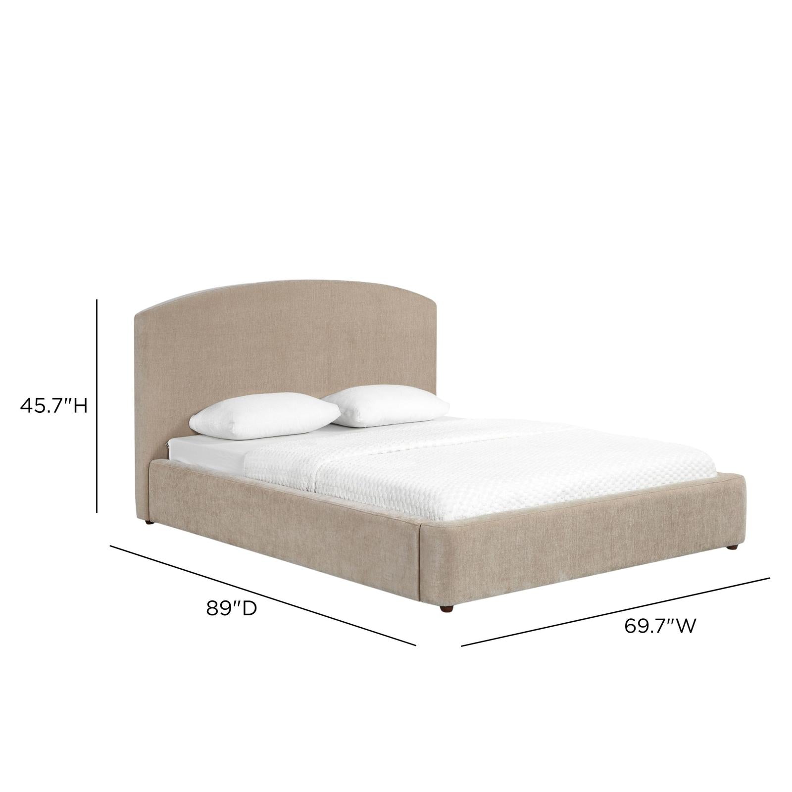 TOV Furniture Leah Performance Chenille Bed