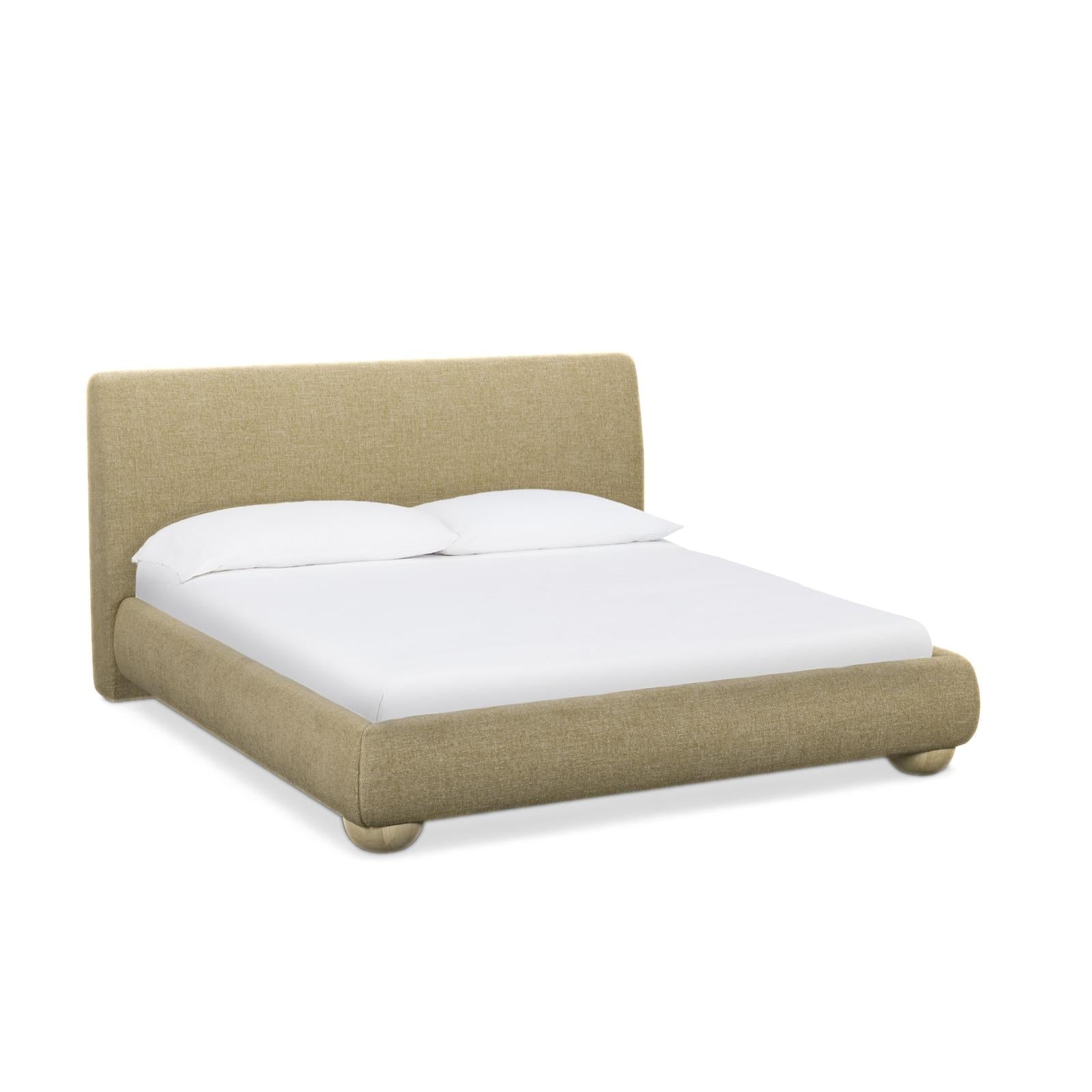 TOV Furniture Rayne Textured Fabric Bed
