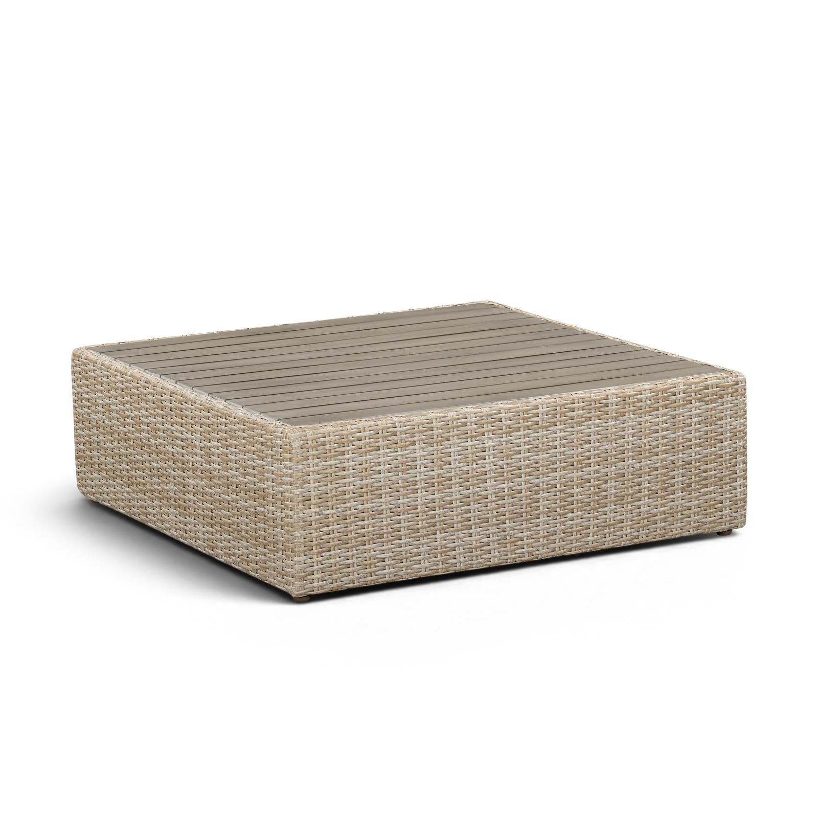 TOV Furniture Cali Performance Fabric & Wicker Outdoor Modular Components