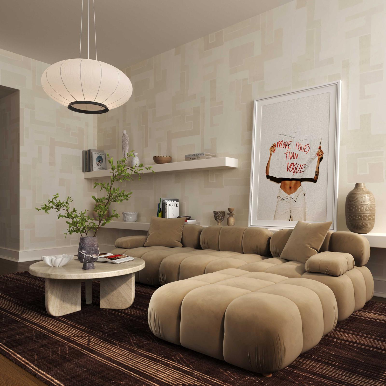 TOV Furniture Calliope 4-Piece Performance Modular Sectional