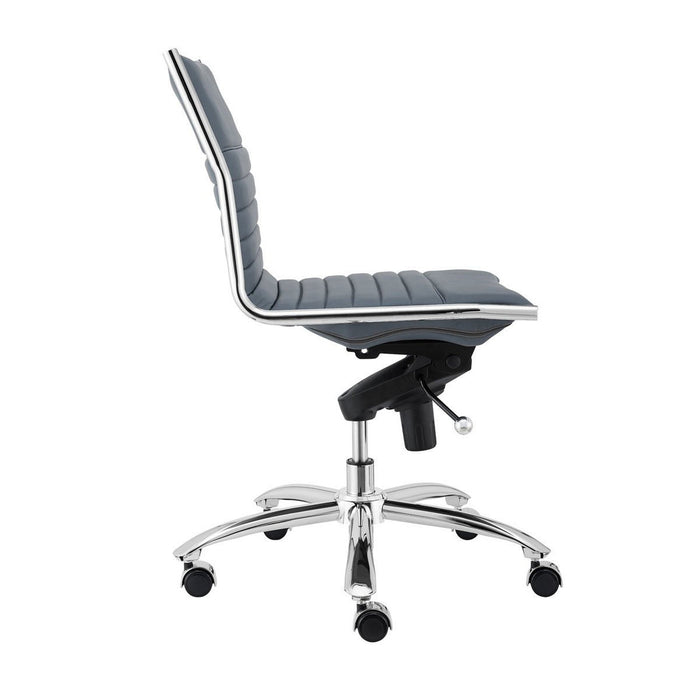 Euro Style Dirk Armless Low Back Office Chair