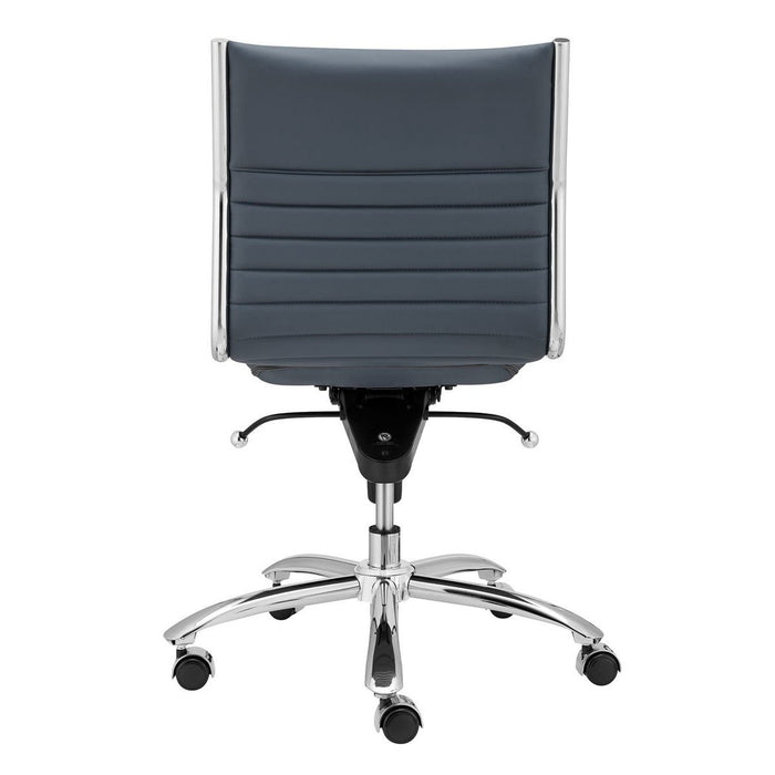 Euro Style Dirk Armless Low Back Office Chair