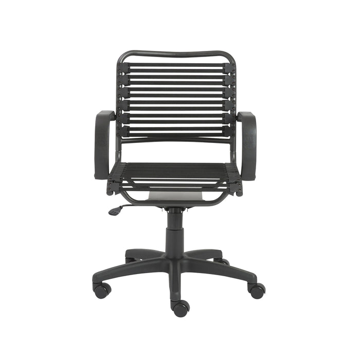Euro Style Bungie Flat Mid Back Office Chair