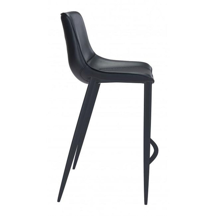 Zuo Magnus Bar Chair Black - Set of 2