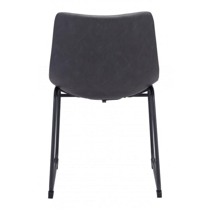 Zuo Smart Dining Chair Charcoal - Set of 2