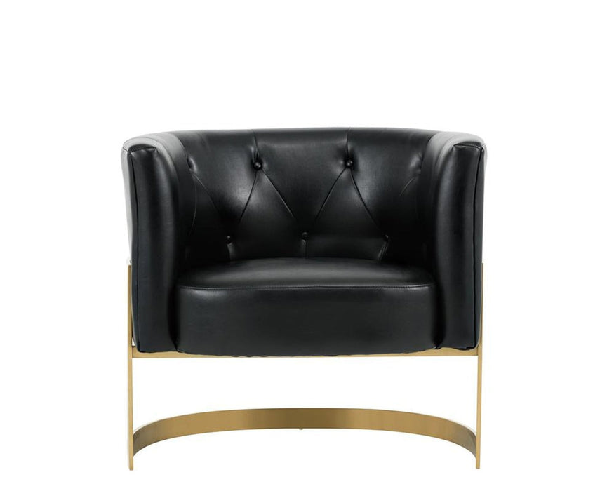 Sunpan Karissa Lounge Chair - Cantina Black