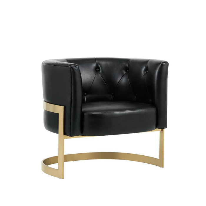 Sunpan Karissa Lounge Chair - Cantina Black