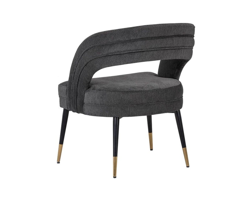 Sunpan Cassidy Dining Chair - Polo Club Kohl Grey