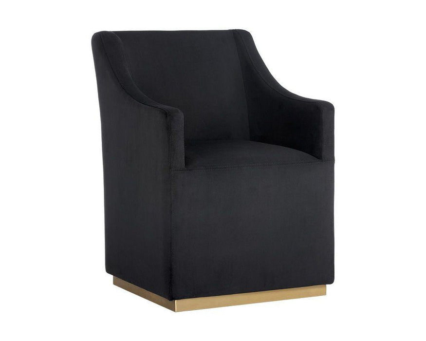 Sunpan Zane Wheeled Lounge Chair