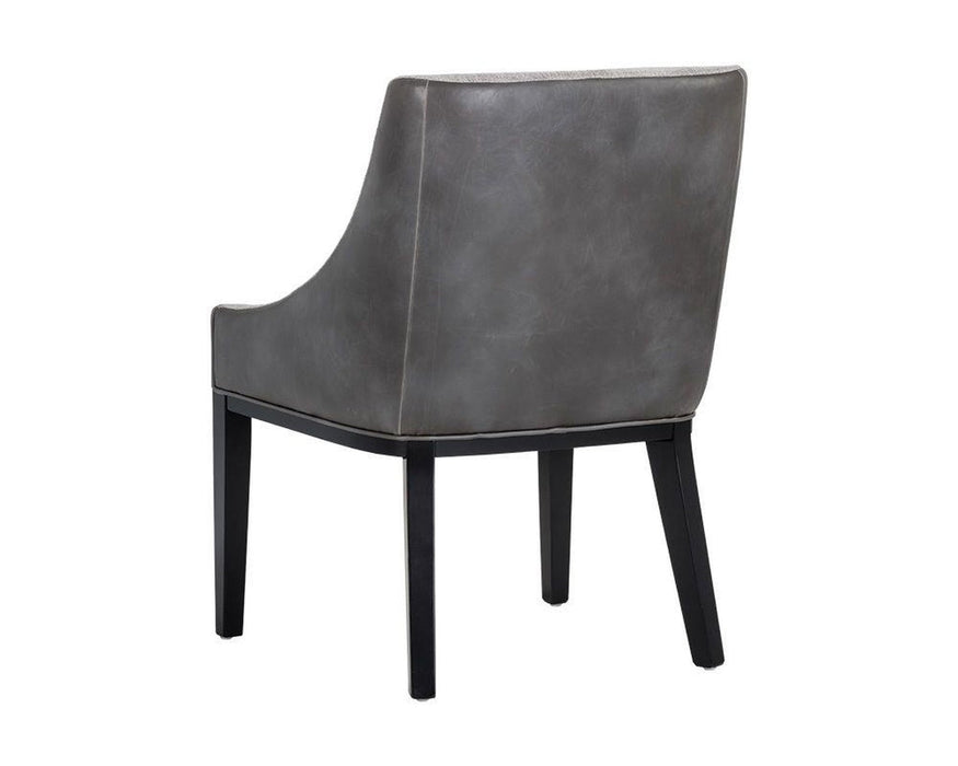 Sunpan Aurora Dining Chair - Polo Club Stone / Overcast Grey