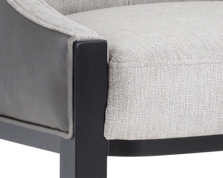 Sunpan Aurora Lounge Chair - Polo Club Stone / Overcast Grey — Grayson Home
