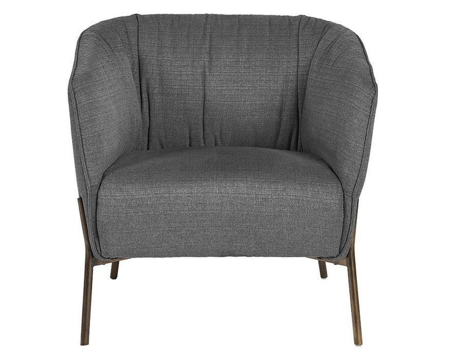Sunpan Klein Lounge Chair - Zenith Graphite Grey
