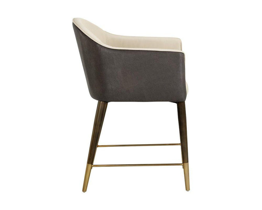 Sunpan Kylin Chair - Dillon Cream / Bravo Ash
