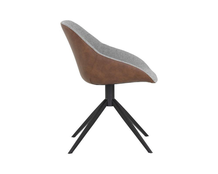 Sunpan Mccoy Swivel Dining Chair