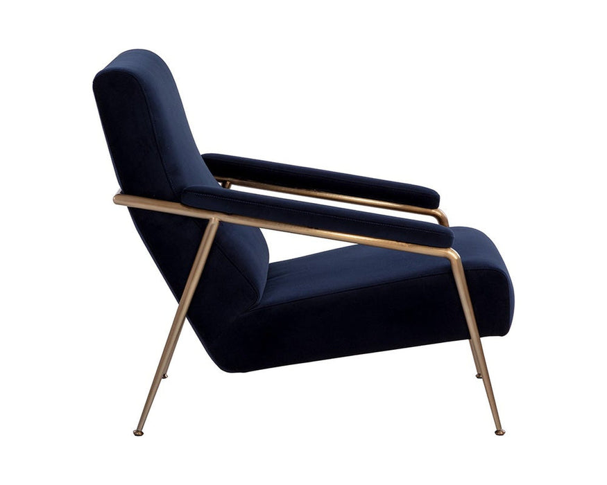 Sunpan Tutti Lounge Chair - Abbington Navy