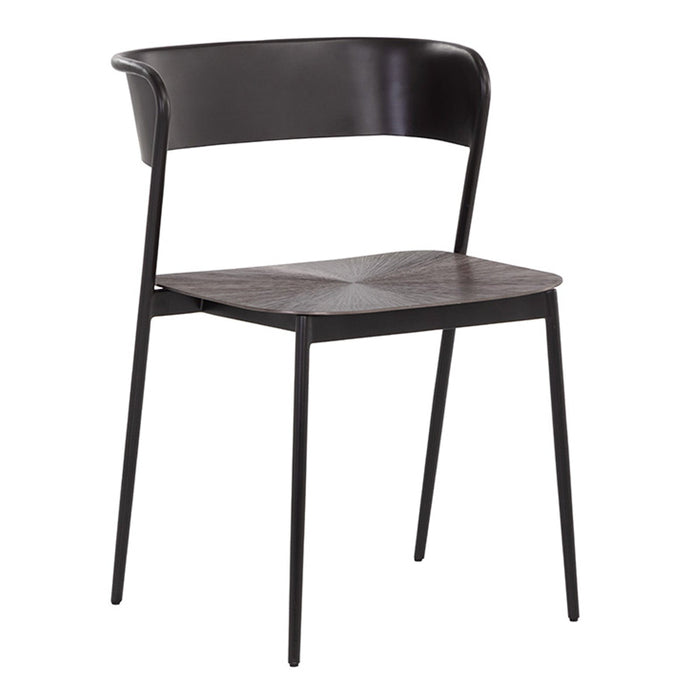 Sunpan Keanu Dining Chair - Gunmetal