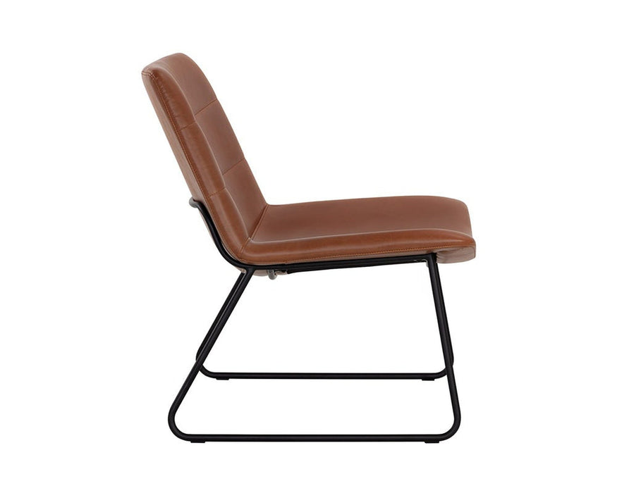 Sunpan Farren Lounge Chair - Hazelnut