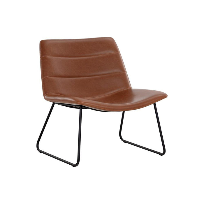 Sunpan Farren Lounge Chair - Hazelnut