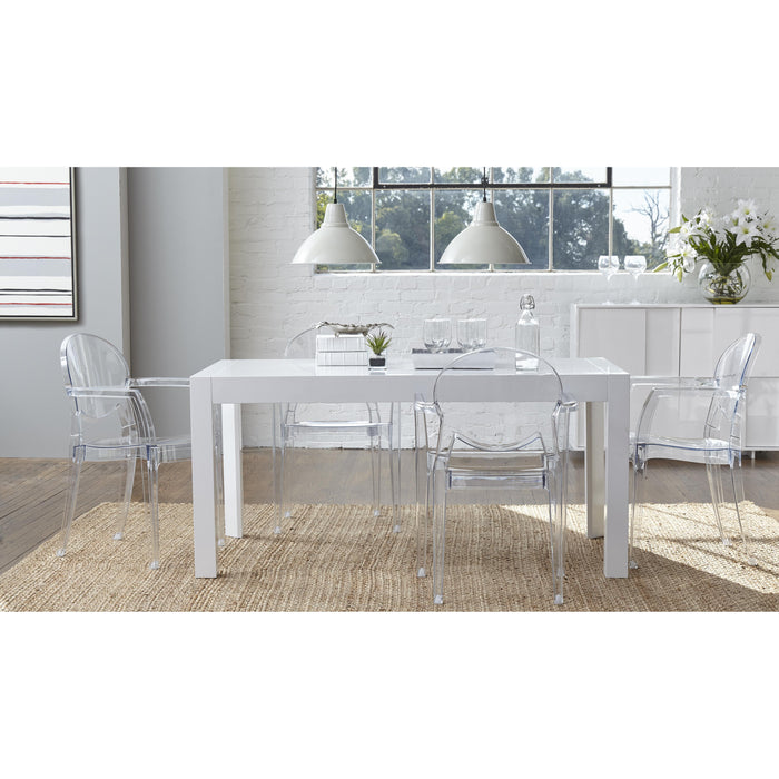 Euro Style Adara-63 Dining Table White