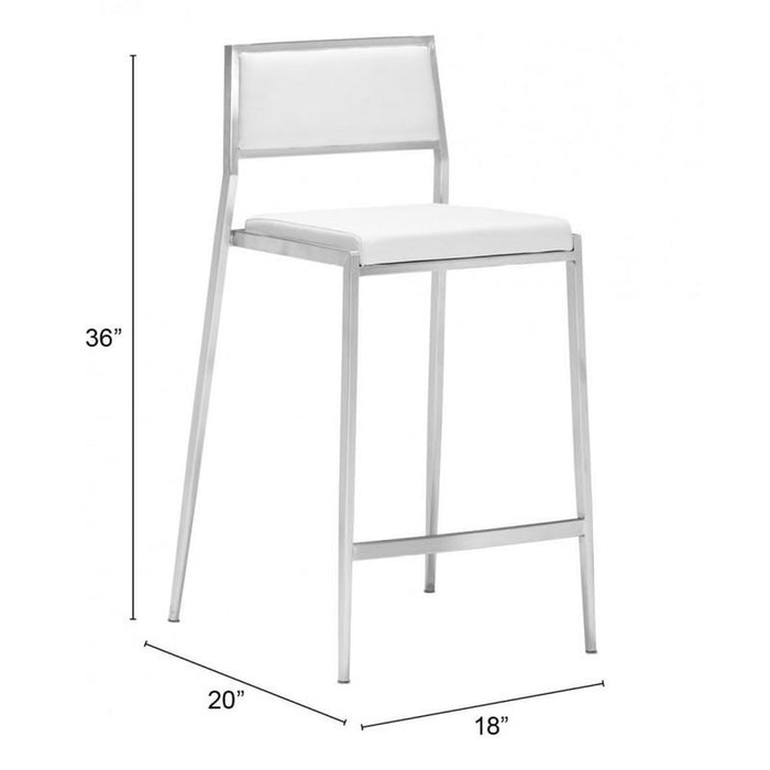 Zuo Dolemite Counter Chair - Set of 2
