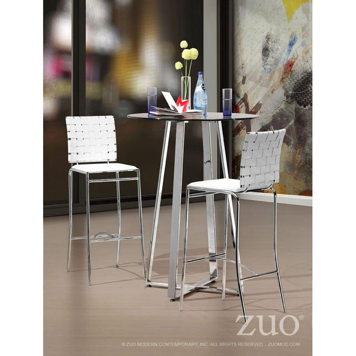 Zuo Criss Cross Bar Chair - Set of 2