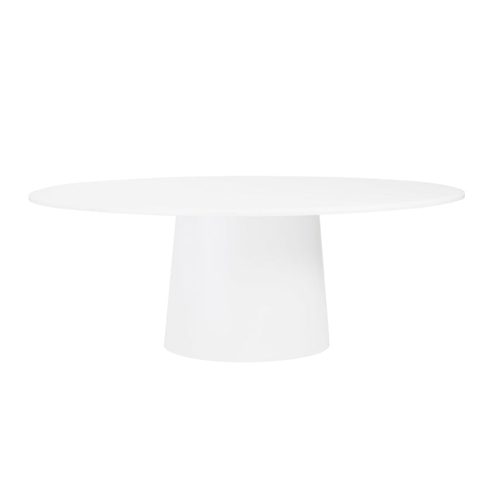 Euro Style Deodat 79-inch Oval Dining Table