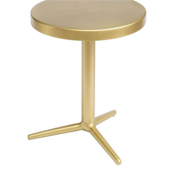 Zuo Derby Accent Table Brass