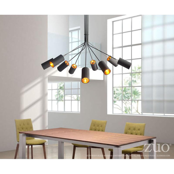 Zuo Ambition Ceiling Lamp Black