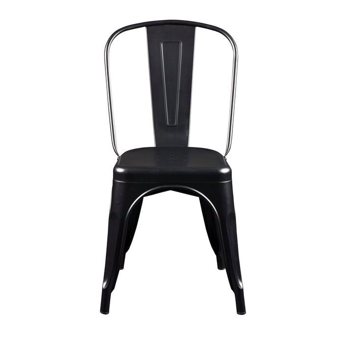 Euro Style Corsair Stacking Side Chair Set of 4