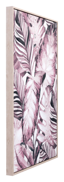 Zuo Tropical Palm Canvas Sepia