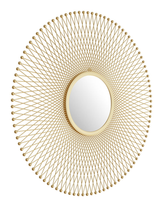 Zuo Glow Round Mirror Gold