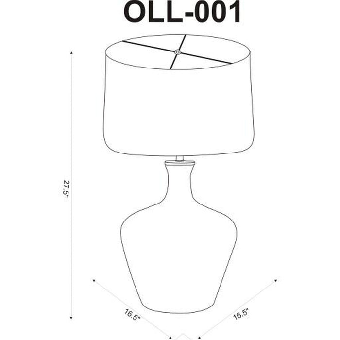 Surya Ollie OLL-001 Table Lamp