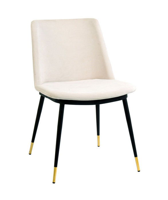 TOV Furniture Evora Velvet Chair - Silver Legs (Set of 2)