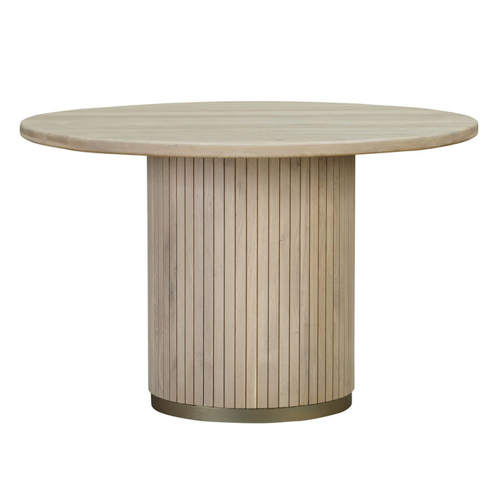 TOV Chelsea Oak Round Dining Table